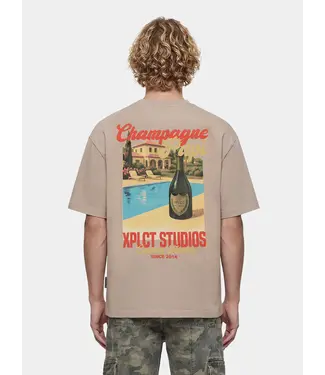 XPLCT XPLCT Studios  2603-03 Champagne Tee - Taupe