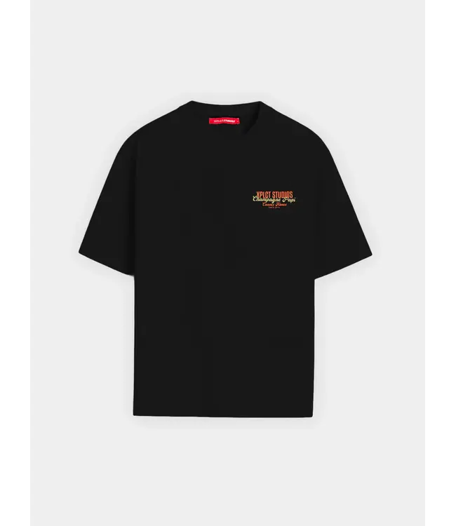XPLCT XPLCT Studios 2603-03 Champagne Tee - Black
