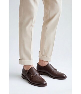 FM SUITS FM nette schoenen Dark Brown Gesp model 51