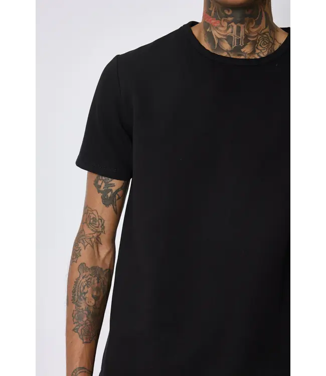 Frilivin Frilivin t-shirt col rond essentiel - 7099 Black