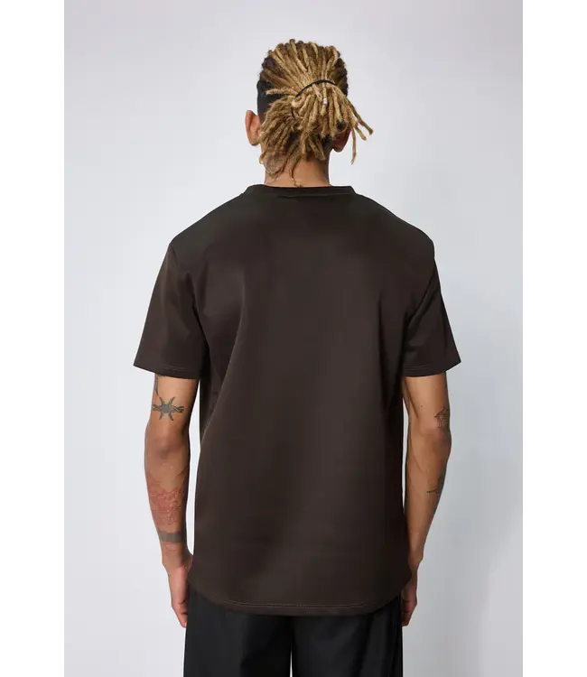 Frilivin Frilivin t-shirt col rond essentiel - 7099 Brown