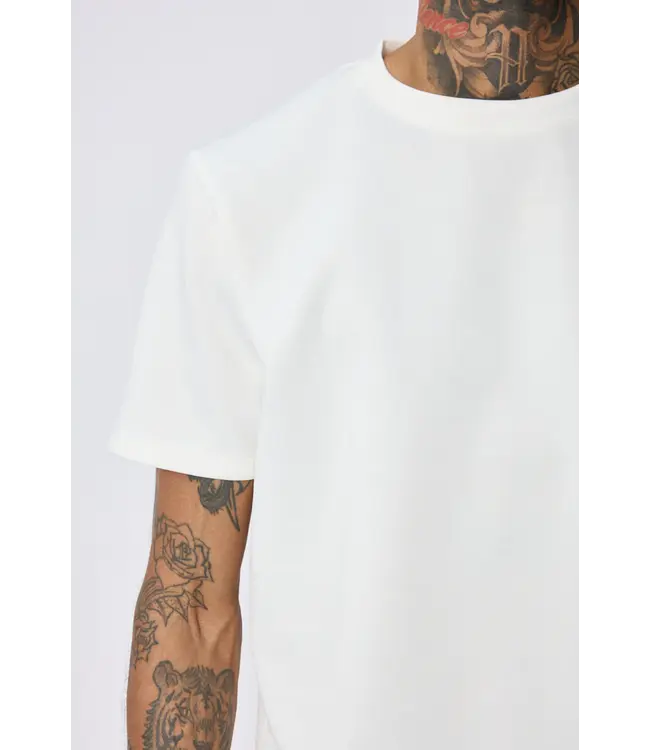Frilivin Frilivin t-shirt col rond essentiel - 7099 White