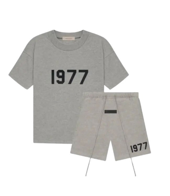 essentials fear of god Essentials Fear Of God 1977 Tee - Dark Otmeal