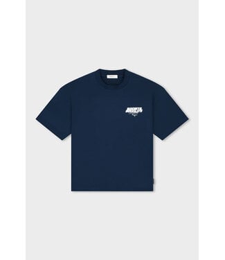 Equalité Equalite Societé Resort Boxy Tee -  Navy