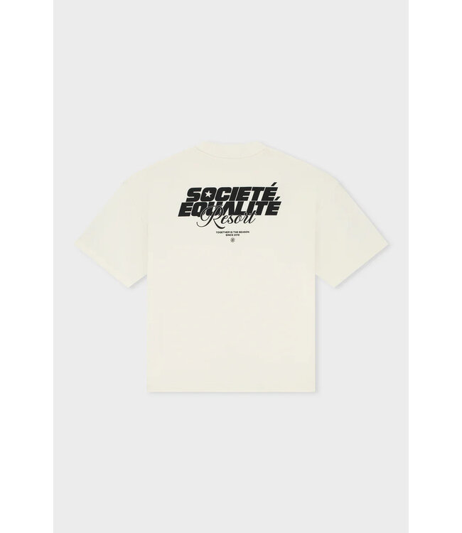 Equalité Equalite Societé Resort Boxy Tee -  Off White