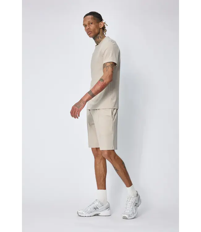 Frilivin Frilivin Ensemble - T-shirt SHort Casual 5201- Beige