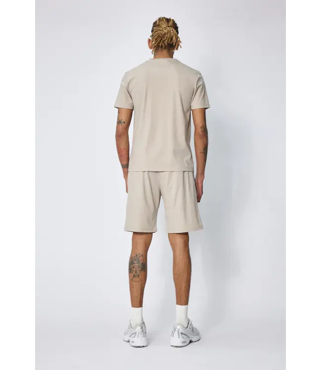 Frilivin Frilivin Ensemble - T-shirt SHort Casual 5201- Beige
