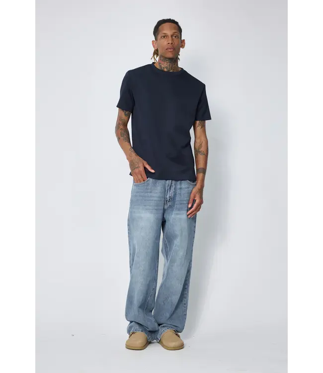 Frilivin Frilivin t-shirt col rond essentiel - 7099 Navy