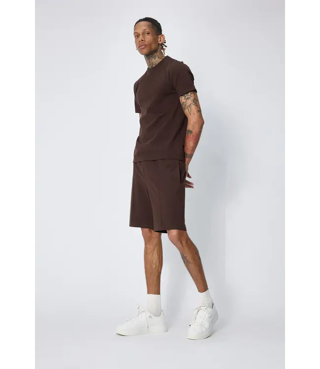 Frilivin Frilivin ensemble t-shirt short casual - 50201 Brown