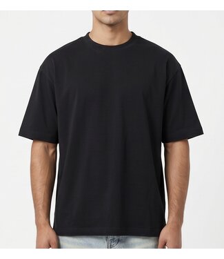BrunoLeoni Brunoleoni Oversized Tee - TM666-4 Black