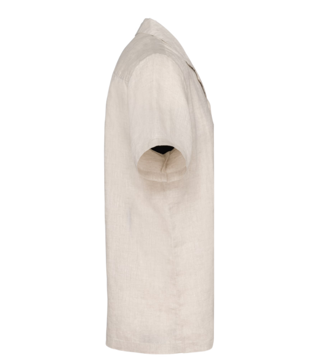 SP509 Linnen overhemd heren - linen sand