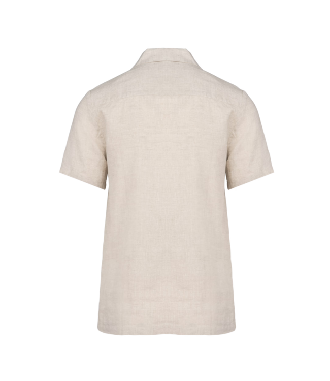 SP509 Linnen overhemd heren - linen sand