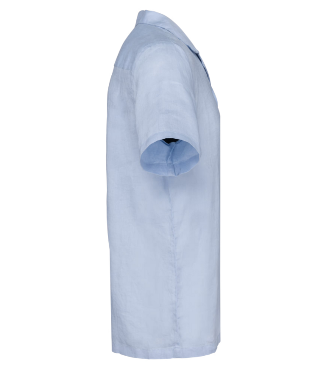 SP509 Linnen overhemd heren - linen blue