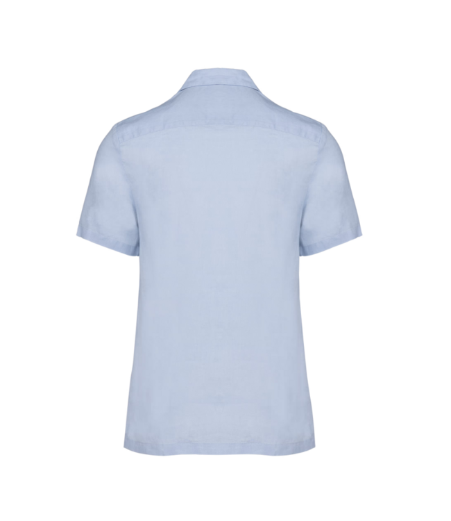 SP509 Linnen overhemd heren - linen blue