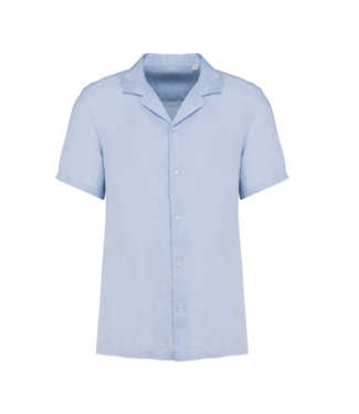 SP509 Linnen overhemd heren - linen blue