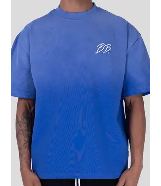 Bobby Blanks Bobby Blanks Brixton Tee - Cobalt/White