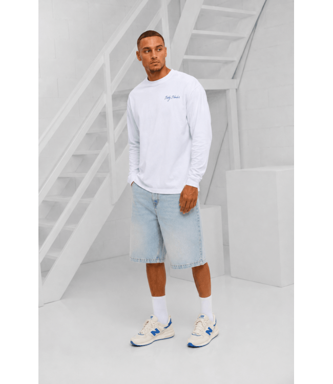 Bobby Blanks Bobby Blanks Bookmark Longsleeve - White/Cobalt