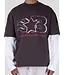 Bobby Blanks Bobby Blanks Voicemail Double Layer Tee - Brown/Off-White