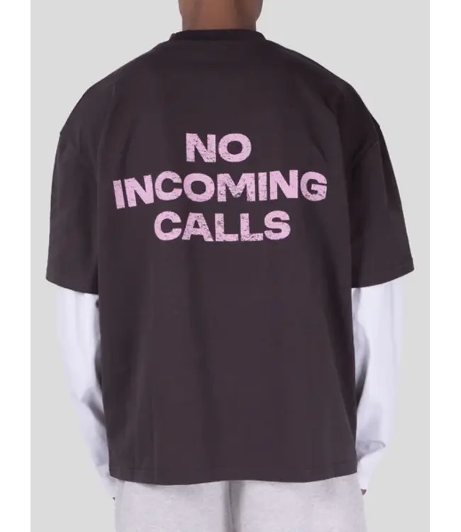 Bobby Blanks Bobby Blanks Voicemail Double Layer Tee - Brown/Off-White