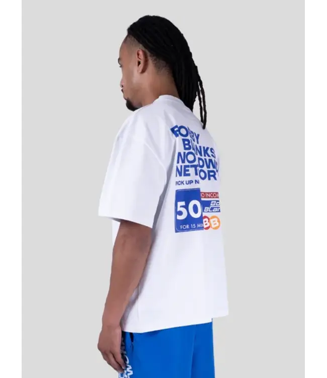 Bobby Blanks Bobby Blanks Forum Tee - White/Cobalt