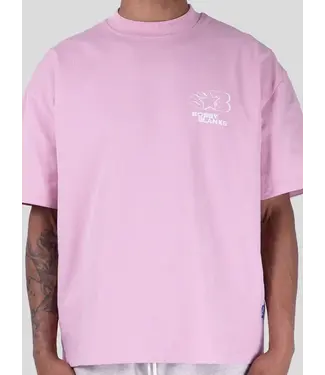 Bobby Blanks Bobby Blanks Oxford Tee - Pink/White