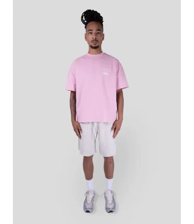 Bobby Blanks Bobby Blanks Oxford Tee - Pink/White