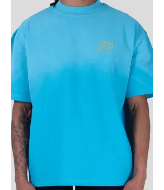 Bobby Blanks Bobby Blanks Brixton Tee - Aqua/Chartreuse