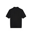 Pure Path Pure Path Half-zip Flat Knit Polo - Black 26010810