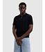 Pure Path Pure Path Half-zip Flat Knit Polo - Black 26010810