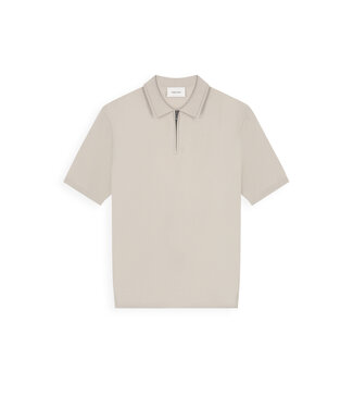 Pure Path Pure Path Half-zip Flat Knit Polo - Sand 26010810
