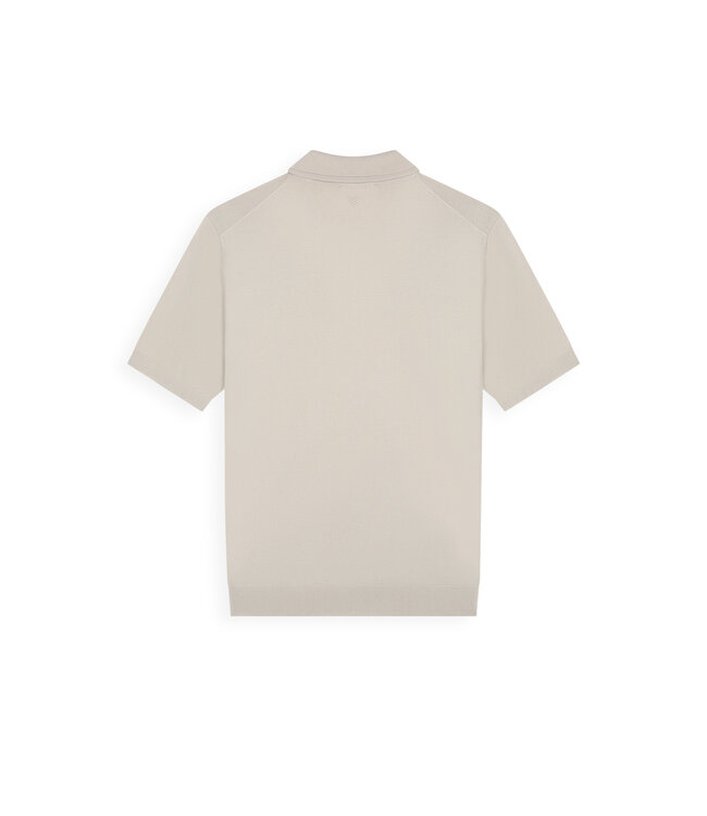 Pure Path Pure Path Half-zip Flat Knit Polo - Sand 26010810