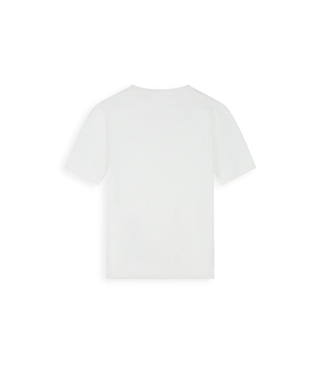 Pure Path Pure Path 26010819 Bouclé gebreid T-shirt - Off White