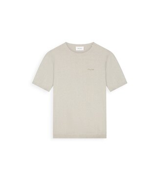 Pure Path Pure Path 26010819 Bouclé gebreid T-shirt- Sand
