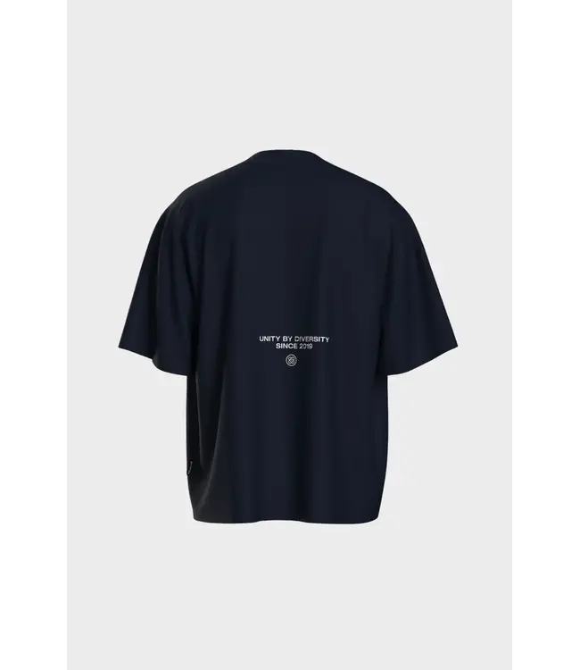 Equalité Equalite Elan Boxy Fit Tee Navy & Butter Yellow