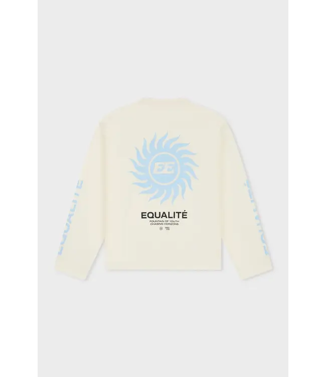 Equalité Equalite Sunny Longsleeve Tee Off-white & Light Blue