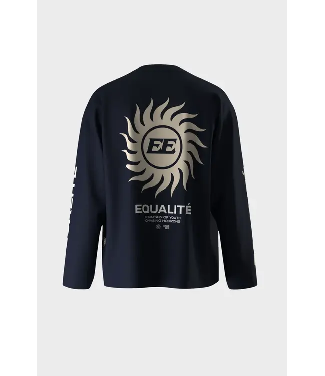Equalité Equalite Sunny Longsleeve Tee Navy Butter Yellow
