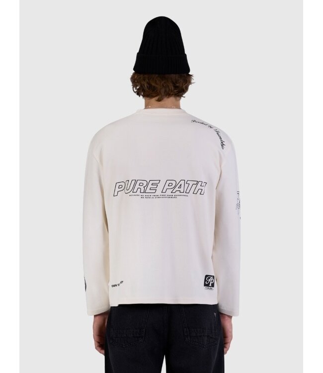 Pure Path Pure Path Boxy Fit 26030105 - Ecru