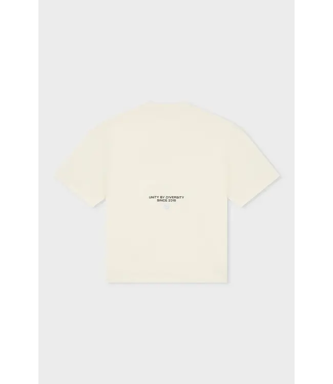 Equalité Equalite Elan Boxy Fit Tee - Off White & Light Blue
