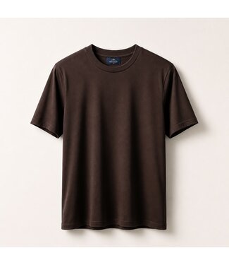 Mavenzo Mavenzo Menswear Mercerized T-Shirt - Brown