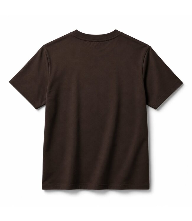 Mavenzo Mavenzo Menswear Mercerized T-Shirt - Brown