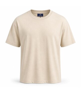 Mavenzo Mavenzo Menswear Mercerized T-Shirt - Pearl White