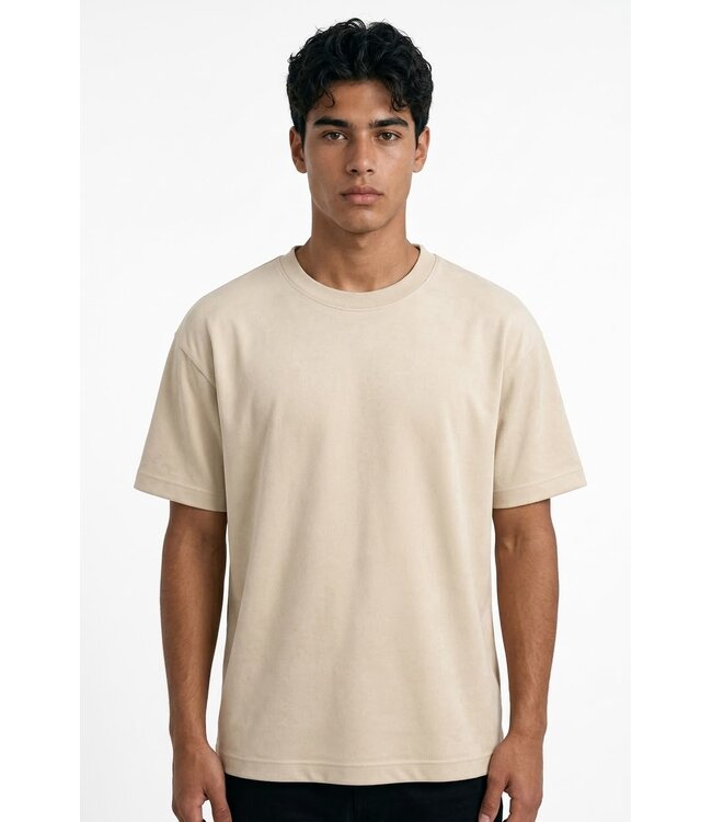 Mavenzo Mavenzo Menswear Mercerized T-Shirt - Pearl White