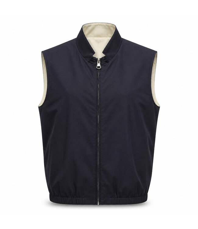 Mavenzo Mavenzo Menswear Reversible Bodywarmer - Navy
