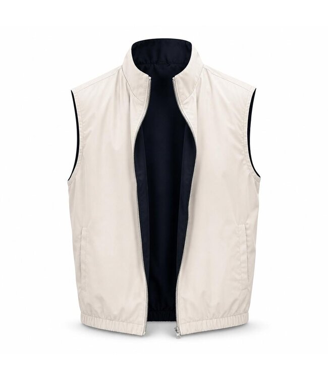 Mavenzo Mavenzo Menswear Reversible Bodywarmer - Navy