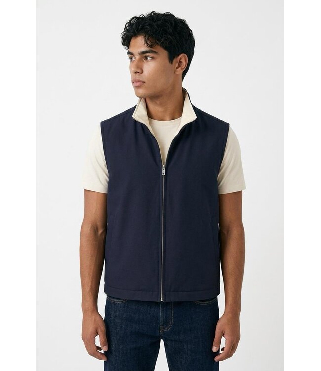 Mavenzo Mavenzo Menswear Reversible Bodywarmer - Navy