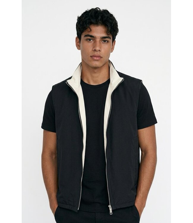 Mavenzo Mavenzo Menswear Reversible Bodywarmer - Black