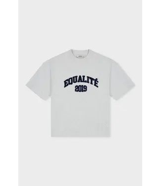 Equalité Equalite  EQ.26.6.28.222 Collective Boxy Tee - Melange Grey