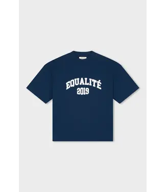 Equalité Equalite  EQ.26.10.6.29.310 Collective Boxy Tee - Navy