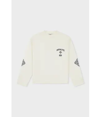 Equalité Equalite EQ.26.10.13.16.110 Isa Oversized Longsleeve Tee - Off White