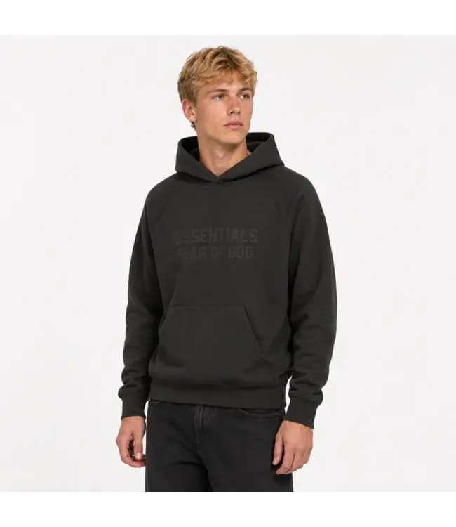 essentials fear of god Essentials Fear Of God Hoodie - Off Black